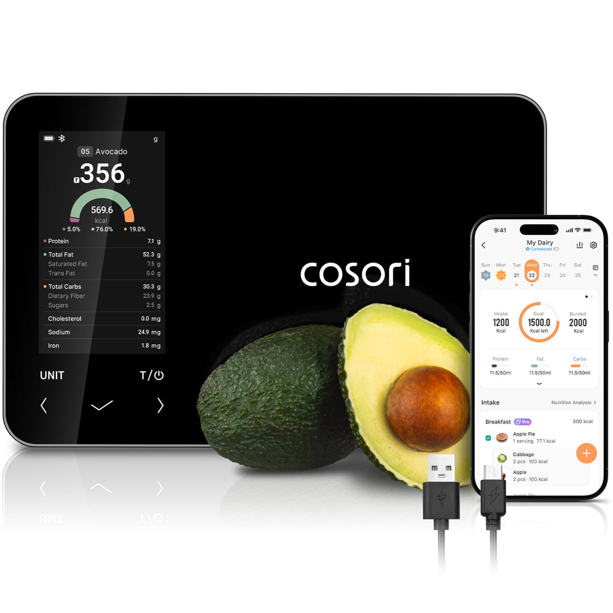 COSORI CNS-R001S-X Smart Kitchen Scale