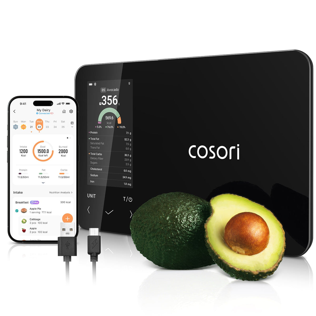 COSORI CNS-R001S-X Smart Kitchen Scale