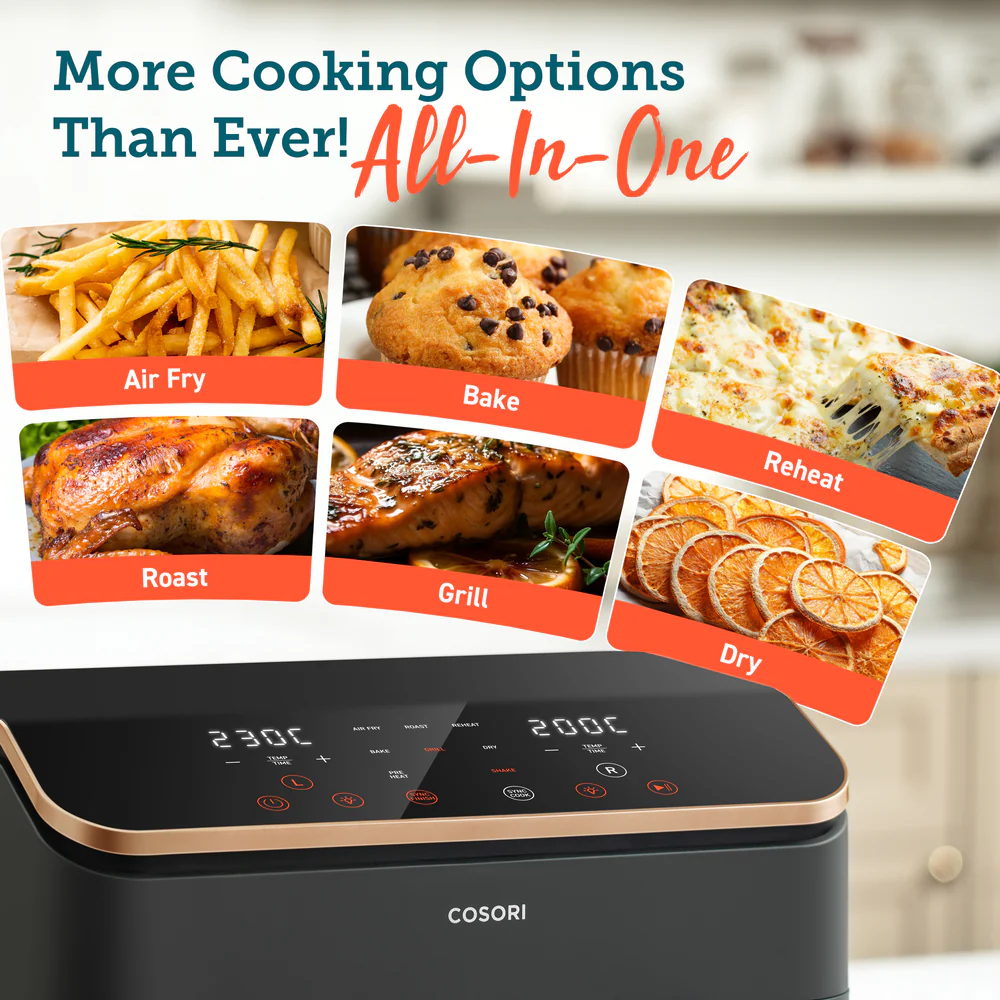 COSORI Dual Basket 8.5L Air Fryer