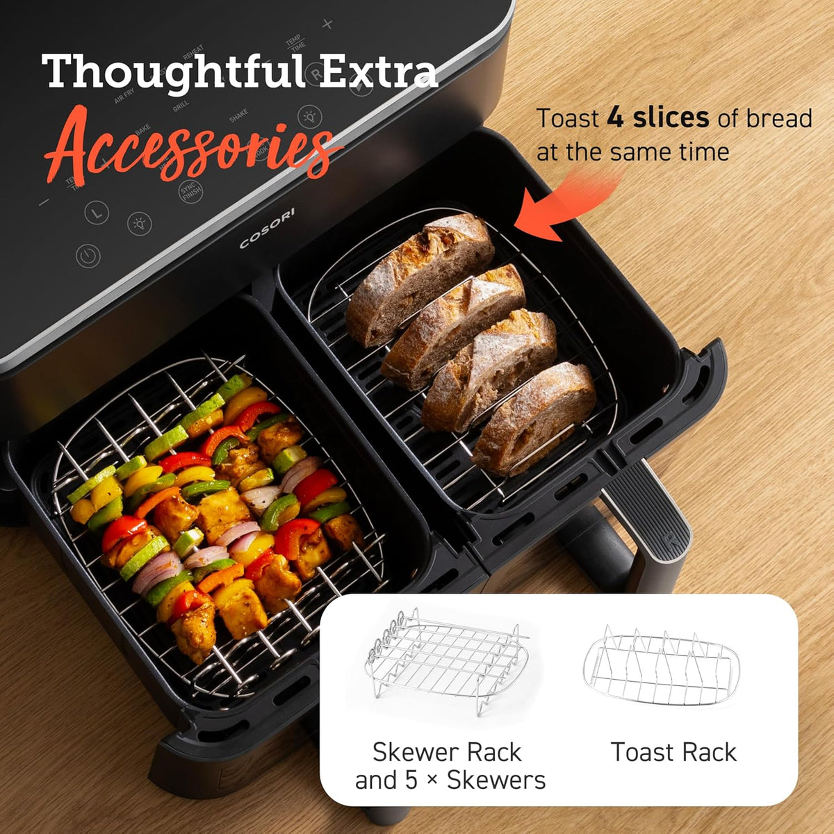 COSORI Dual Basket 8.5L Air Fryer