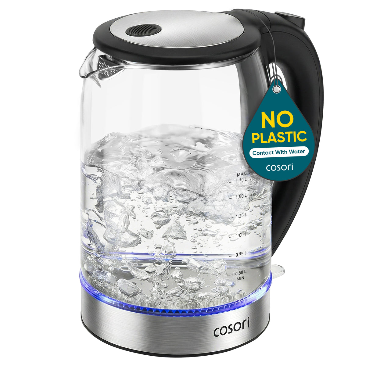 COSORI 1.7L Electric Glass Kettle
