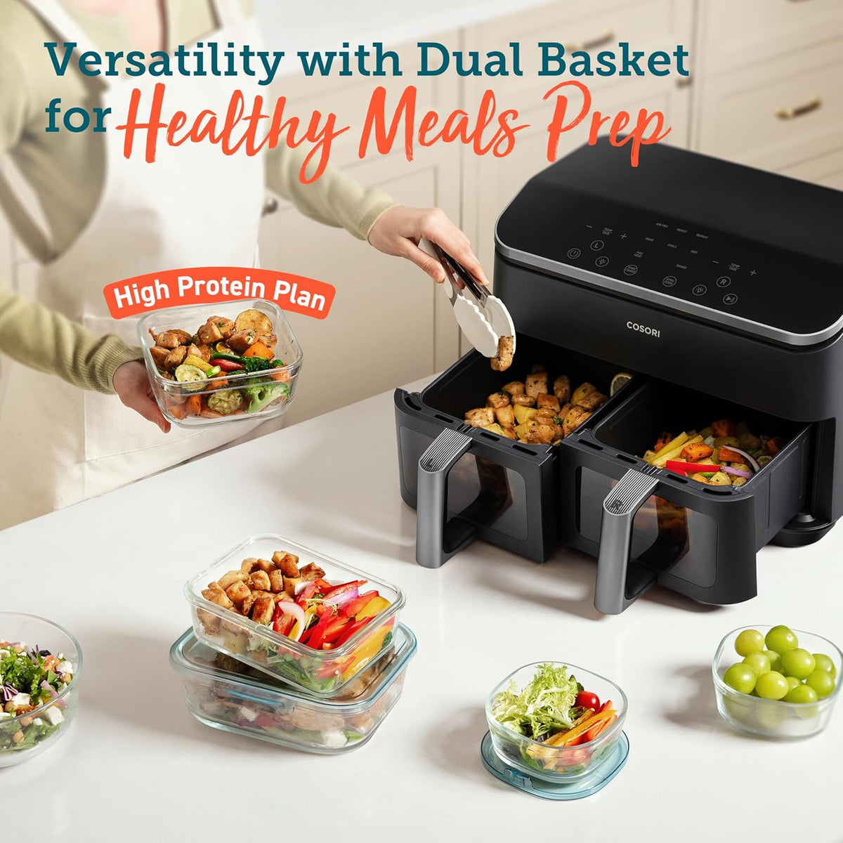 COSORI Dual Basket 8.5L Air Fryer