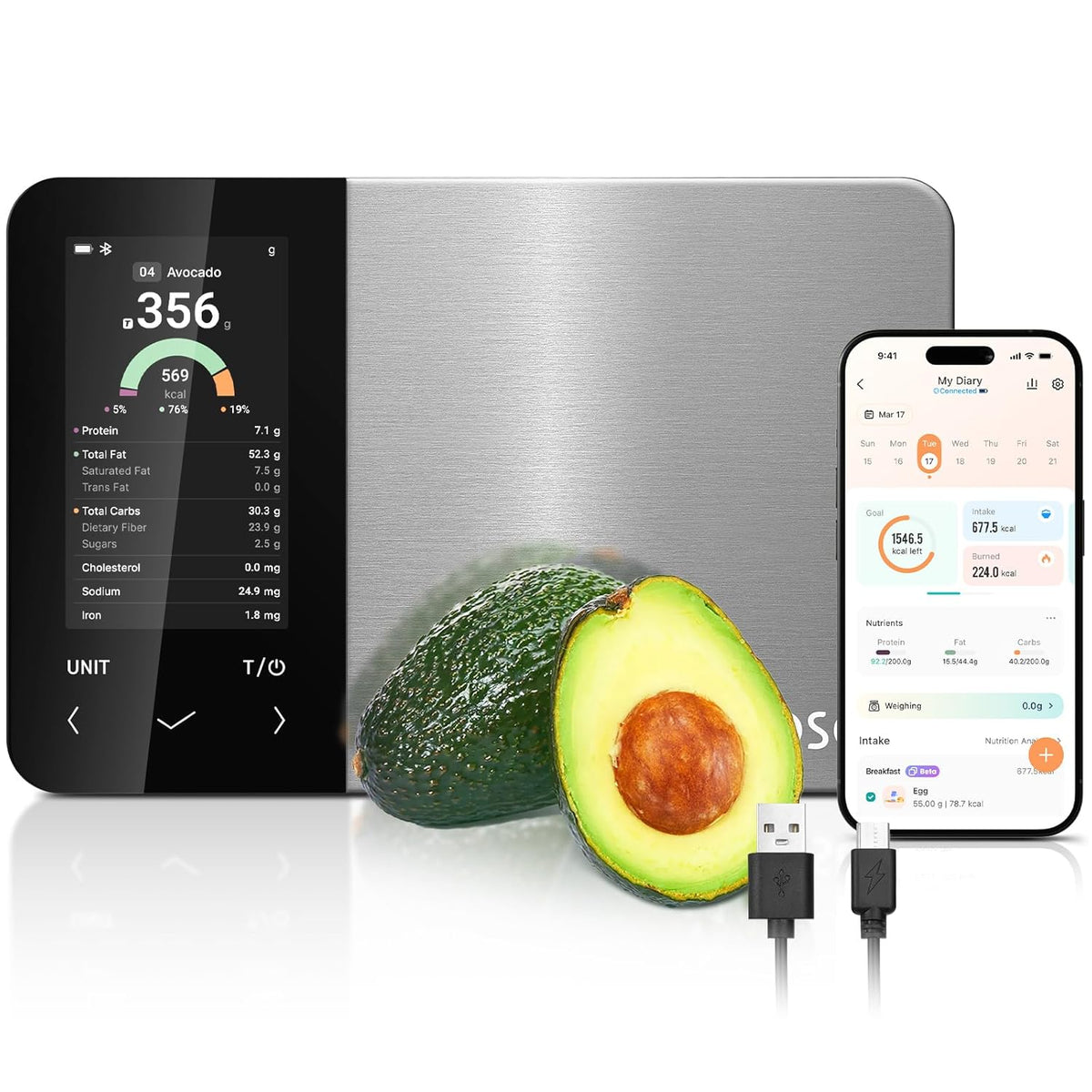 COSORI R002S Stainless Kitchen Scale