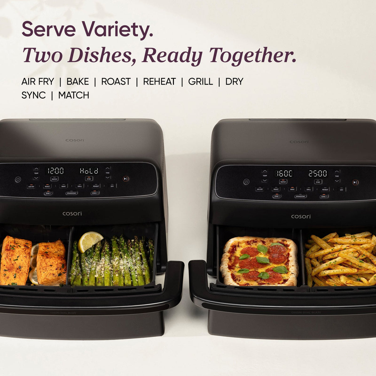 Cosori Dual Blaze Twinfry" Compact 8.6-Litre Air Fryer